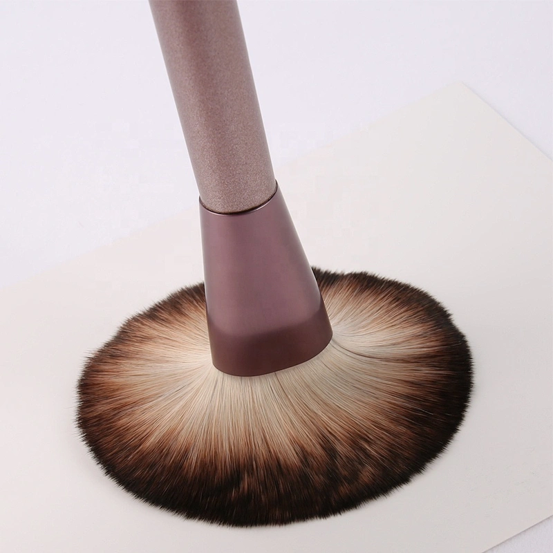 Free sample wholesale private logo fashion bling cosmetic rose gold custom makeup brushes set