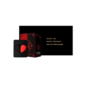 Factory wholesale microfiber makeup sponge set latex free black make up blender beauty sponge