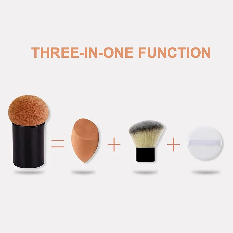 New Powder Makeup Sponge Puff Wholesale Latex Free Beauty Egg Black Portable Blender