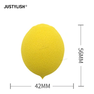 Non-latex cosmetic Sponge New Round Shape Makeup Sponge With Avocado Lemon Shape