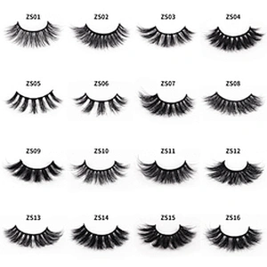 New styles mink hair false eyelashes diamond gift box slender thick eyelashes best seller mink false eyelashes