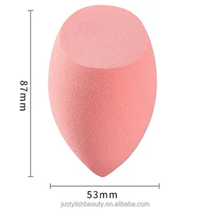 Super Big Microfiber Makeup Blender Hydrophilic Latex Free Private Label Beauty Sponge Soft Cosmetic Puff Custom Makeup Sponges