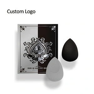 Christmas 2pcs high end custom gift box Wholesales Face Cosmetic Powder Makeup Puff Makeup Sponge Set Beauty Makeup Blender