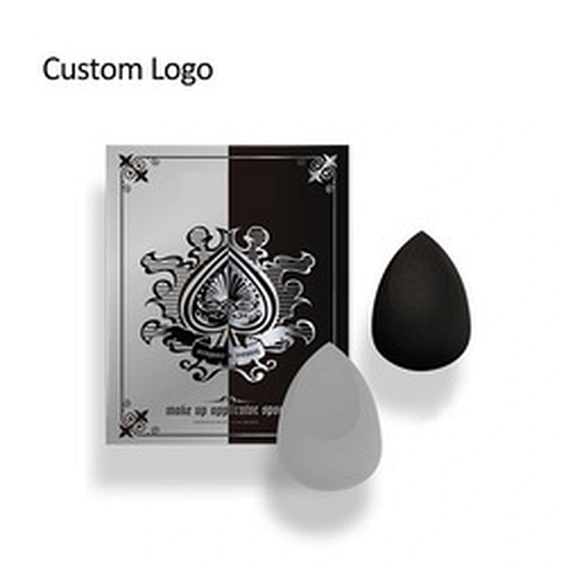 Christmas 2pcs high end custom gift box Wholesales Face Cosmetic Powder Makeup Puff Makeup Sponge Set Beauty Makeup Blender
