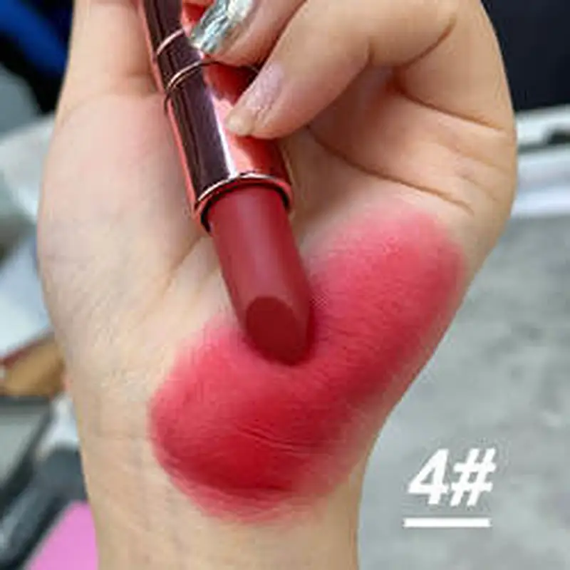 OEM ODM private label charm pink bullet lipstick matte lipstick with cover tube long lasting waterproof