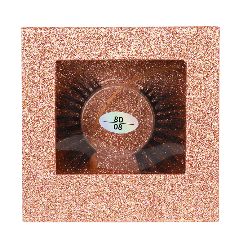 eyelash private label eyelash vendor customized boxes rose gold natural eyelash