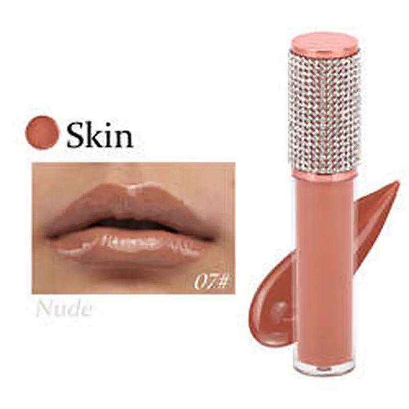 Fast Delivery 162 Shades Liquid Lipstick Lip Gloss Private Label Custom Logo Shiny Glitter Clear Lipgloss
