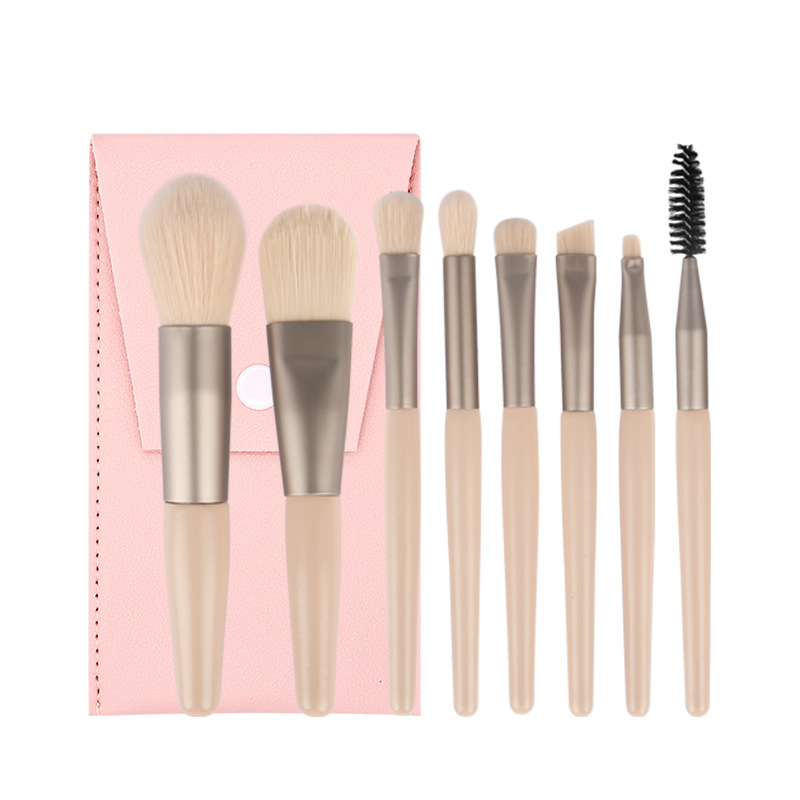 Vegan Wooden handle Makeup Brush Set Kit Private Label Make up Brushes set