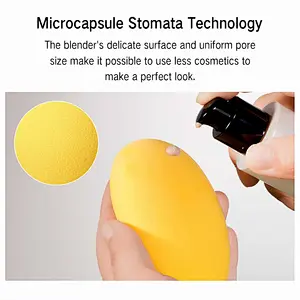 Latex Free  Mango power puff  Foundation Soft Beauty Blending Puff Makeup Sponge