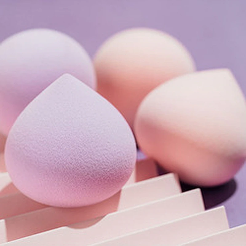 Latex free beauty sponge custom logo private label makeup sponge peach makeup sponge