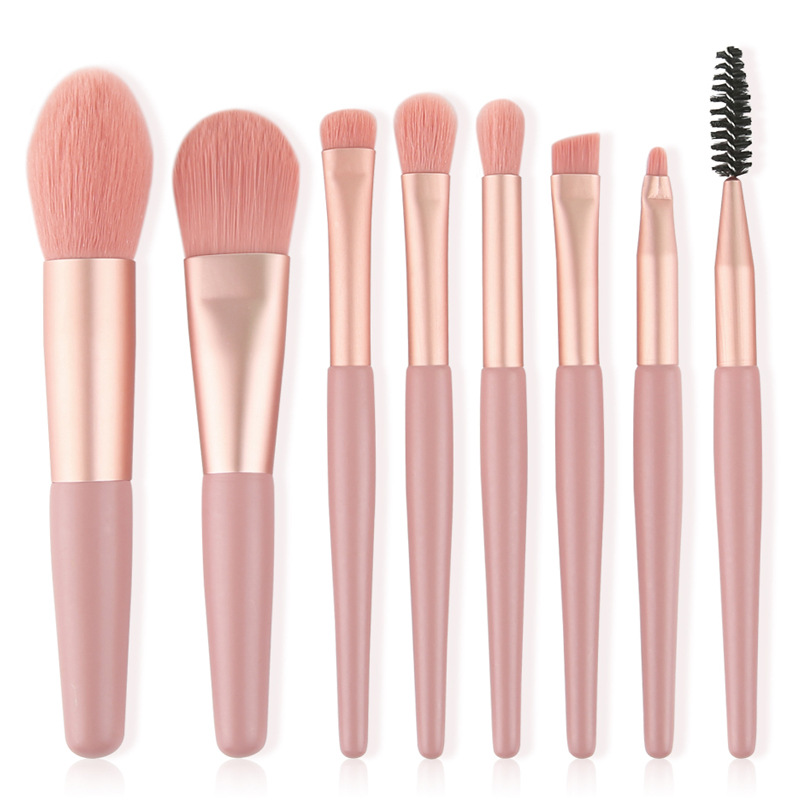 8ps no logo makeup brushes foundation brush set makeup tools synthetic fiber hair makeup brush set