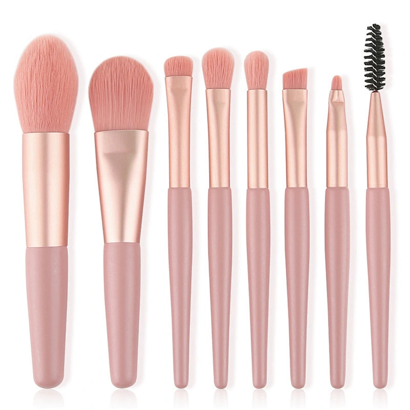 8ps no logo makeup brushes foundation brush set makeup tools synthetic fiber hair makeup brush set