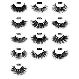 wholesale Big 3d 35mm mink eyelashes vendor 100% mink eyelashes faux mink eyelashes