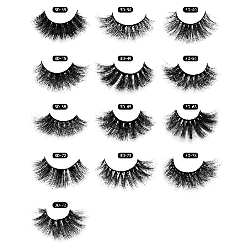 wholesale Big 3d 35mm mink eyelashes vendor 100% mink eyelashes faux mink eyelashes