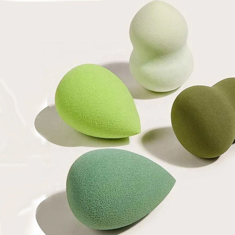 Latex free beauty sponge custom logo makeup blender sponge private label makeup sponge