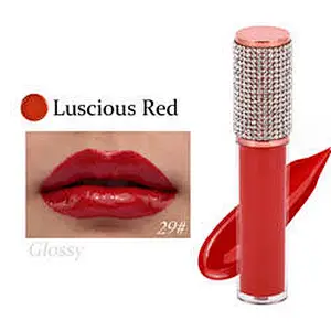 Fast Delivery 162 Shades Liquid Lipstick Lip Gloss Private Label Custom Logo Shiny Glitter Clear Lipgloss