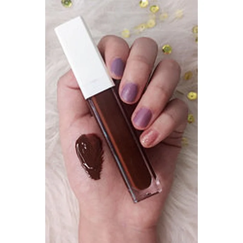 No brand cosmetic private label vegan high pigment glossy shiny customized your own label  12 colors glitter lipgloss