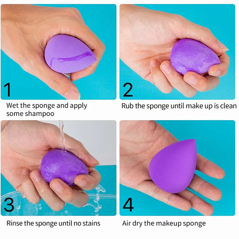 Latex Free Christmas Gift Halloween Makeup Sponge Set blender beauty Sponge wiht Box and Package