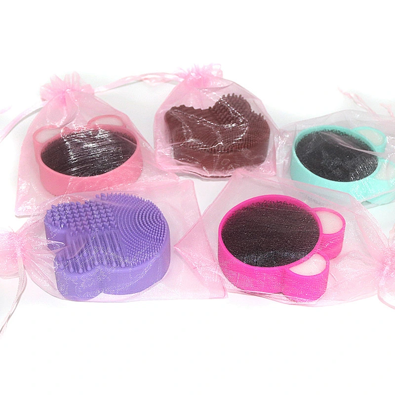 Silicone Eye shadow brush Sponge Cleaner  Quick Clean Silicone Make up cleaner Box Make up tool Brush Cleaner