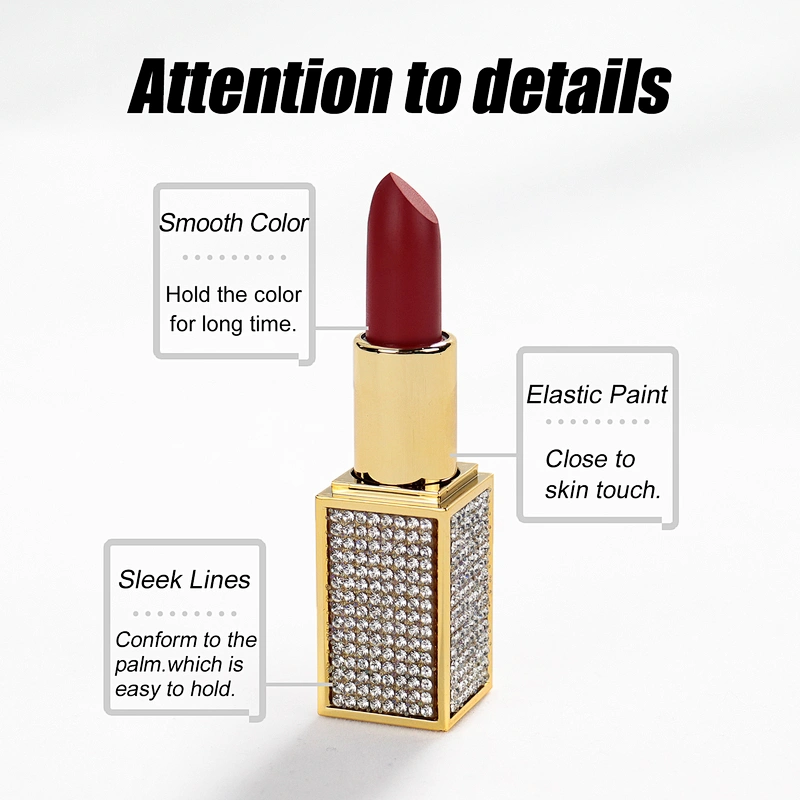 OEM ODM private label vegan Velvet mate lipstick wholesale velvet long lasting lipstick mate lipstick custom logo