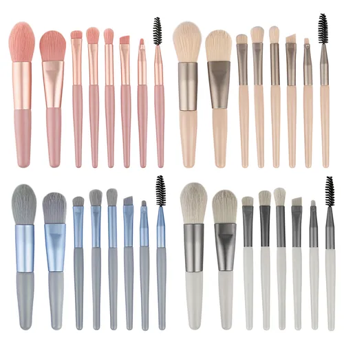 Private Label Professional Neutral packing pink beauty brushes Cosmetic makeup brush set