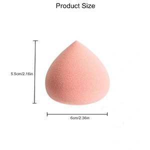 Latex free beauty sponge custom logo private label makeup sponge peach makeup sponge