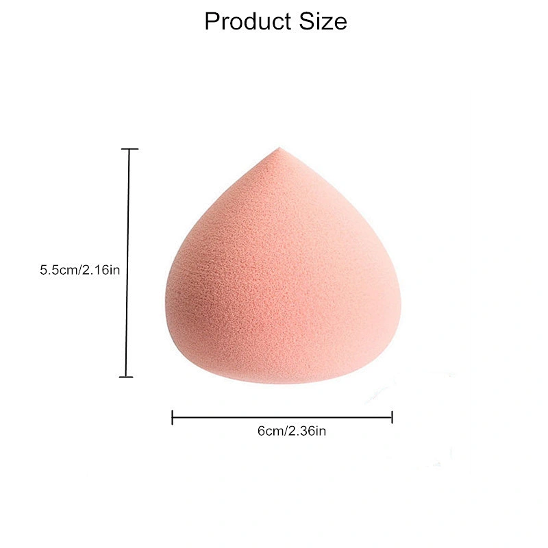 Latex free beauty sponge custom logo private label makeup sponge peach makeup sponge