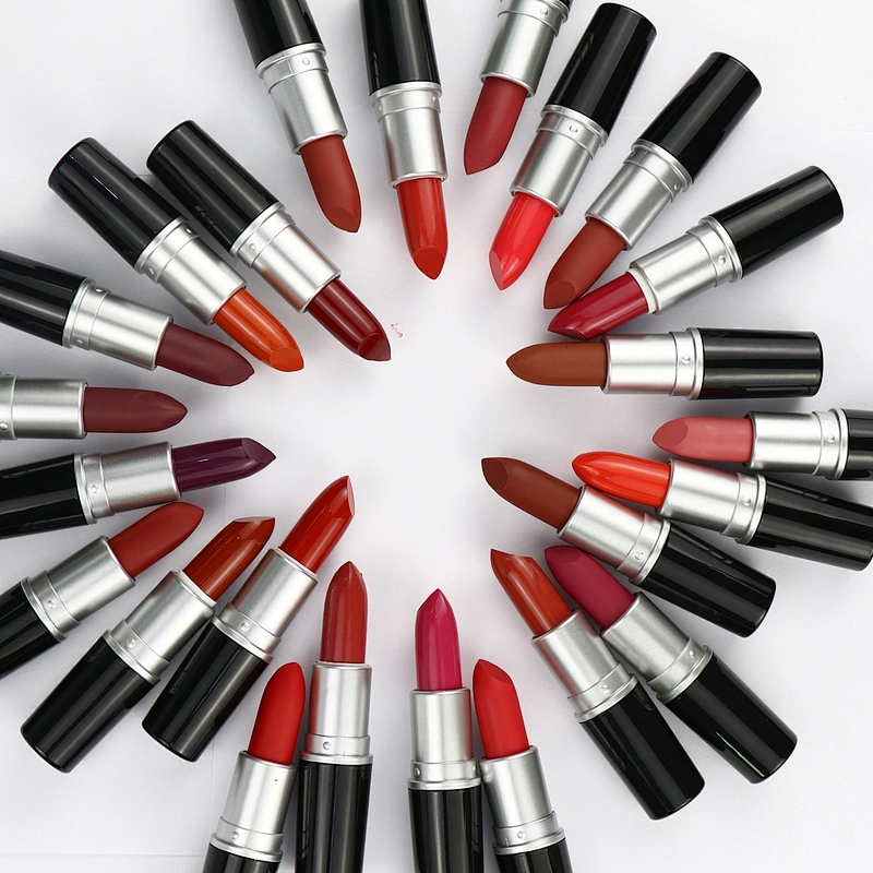waterproof high pigment matte bullet lipstick MakeUp Vendors Bullet matte Private label wholesale lipstick mat