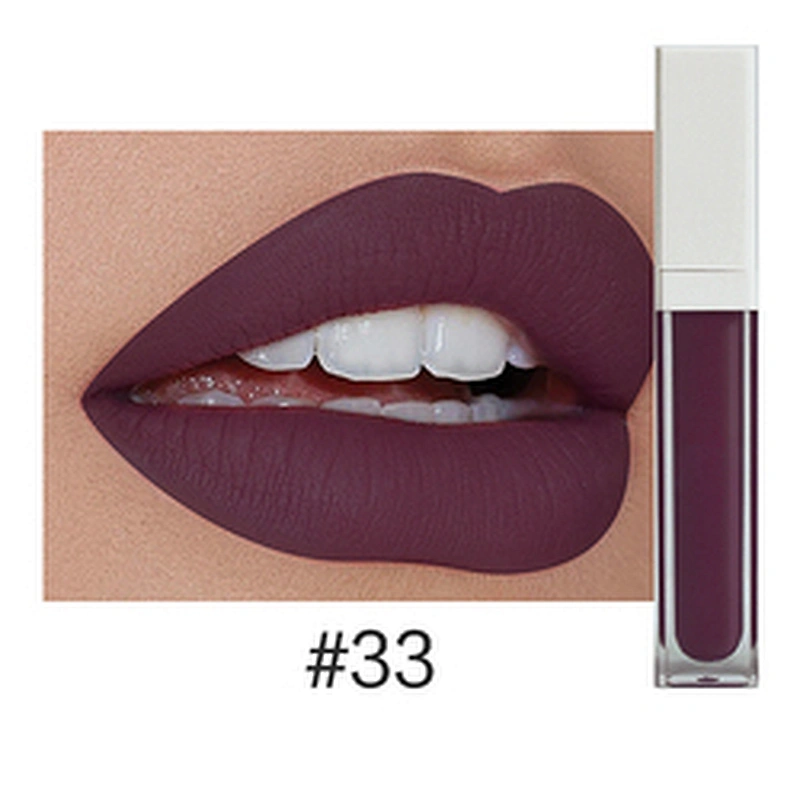 35 colors OEM private label liquid lipstick custom matte waterproof lipstick nude matte lipstick