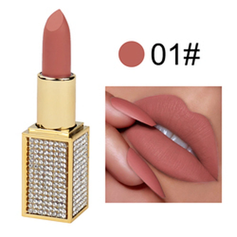 waterproof high pigment matte bullet lipstick MakeUp Vendors Bullet matte Private label wholesale lipstick mat