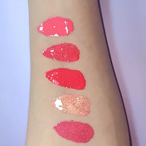 Hottest clear lip gloss private label custom with rhinestone lipgloss