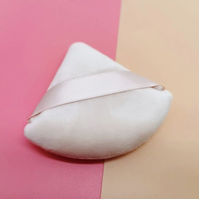2022 Amazon Supply Beauty Custom Remover Foam Triangle Cosmetic Makeup Black Cotton Sponge Powder Puff Set With Logo