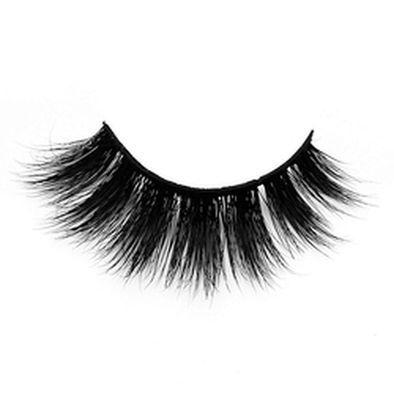 Wholse price 3D mink false eyelashes round box packaging thick exaggerated false eyelashes