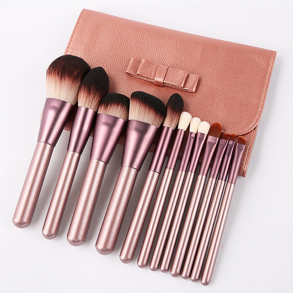 12pcs Neutral package Private label makeup brushes professional veganl Make up Cosmetic Brushes Set