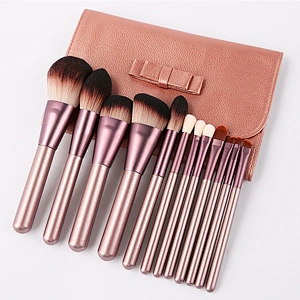 12pcs Neutral package Private label makeup brushes professional veganl Make up Cosmetic Brushes Set