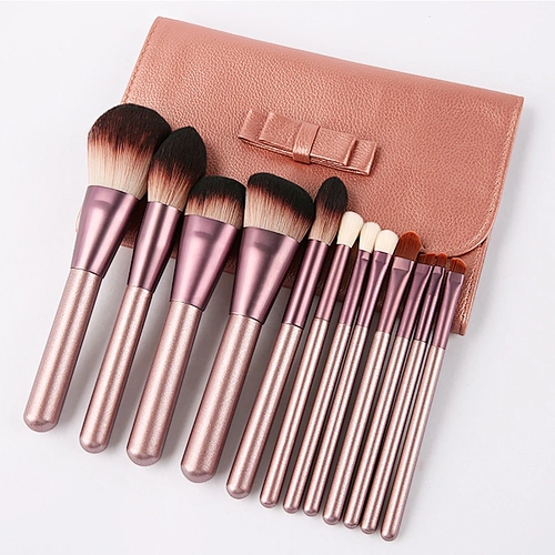 12pcs Neutral package Private label makeup brushes professional veganl Make up Cosmetic Brushes Set