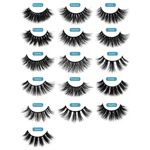 Eyelash pull out Packaging Box Thick  Eyelashes Long Soft 3d Mink Eyelash hair vendor