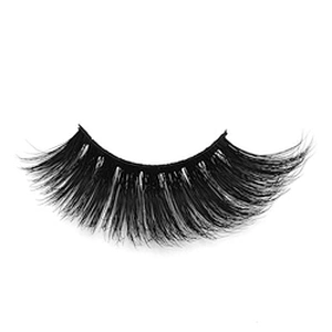 Wholse price 3D mink false eyelashes round box packaging thick exaggerated false eyelashes