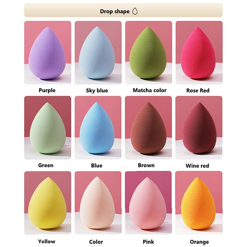 beauty egg cosmetic blender customize make up sponge private label latex free makeup sponge  coffee cup makeup sponge