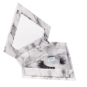 New styles mink hair false eyelashes diamond gift box slender thick eyelashes best seller mink false eyelashes
