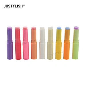 Private label customize logo vegan lip balm moisturizing pink lip balm