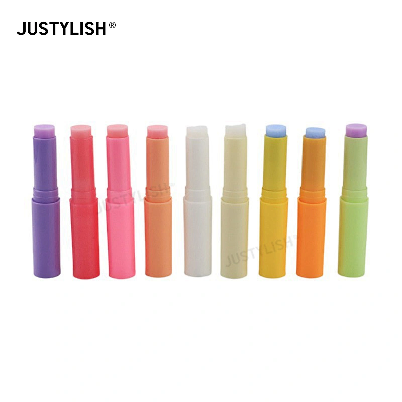 Private label customize logo vegan lip balm moisturizing pink lip balm