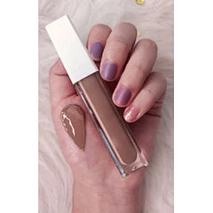 No brand cosmetic private label vegan high pigment glossy shiny customized your own label  12 colors glitter lipgloss