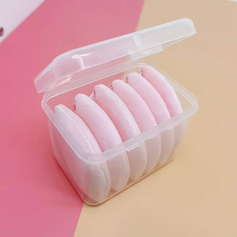 2022 Amazon Supply Beauty Custom Remover Foam Triangle Cosmetic Makeup Black Cotton Sponge Powder Puff Set With Logo