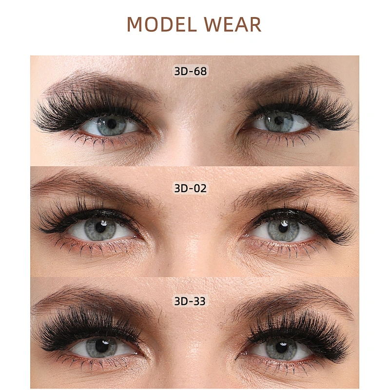 Lashes 3d Wholesale Vendor 35mm Eyelashes 35mm 3d Mink Eyelash With Eyelash Box Packaging