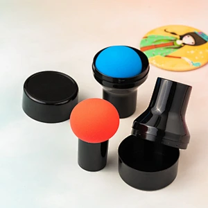 New Powder Makeup Sponge Puff Wholesale Latex Free Beauty Egg Black Portable Blender
