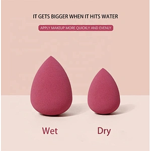 Vegan Latex Free Super big size Drop shape makeup sponge Big size black sponge blender large body blender