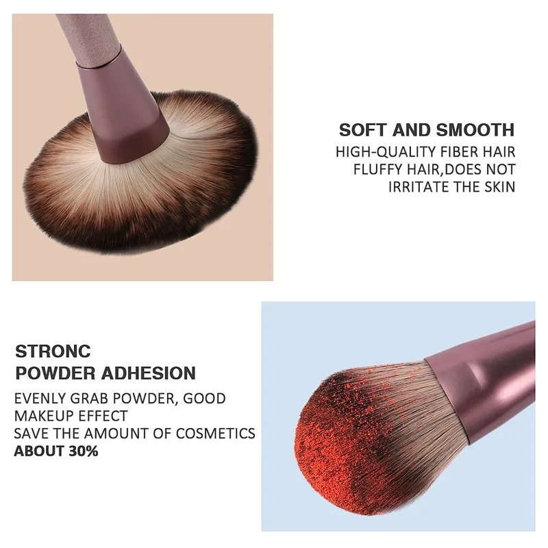 professional private label makeup brush set vegan cosmetic beauty make up brushes eyeshadow foundation soft bristels