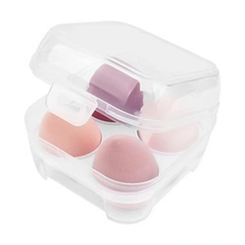 Justylish latex free makeup sponge kit makeup sponge set four color to choose custom logo and brand name