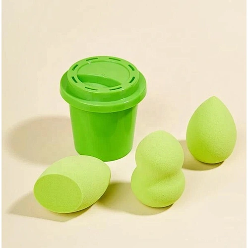 Latex free beauty sponge custom logo makeup blender sponge private label makeup sponge